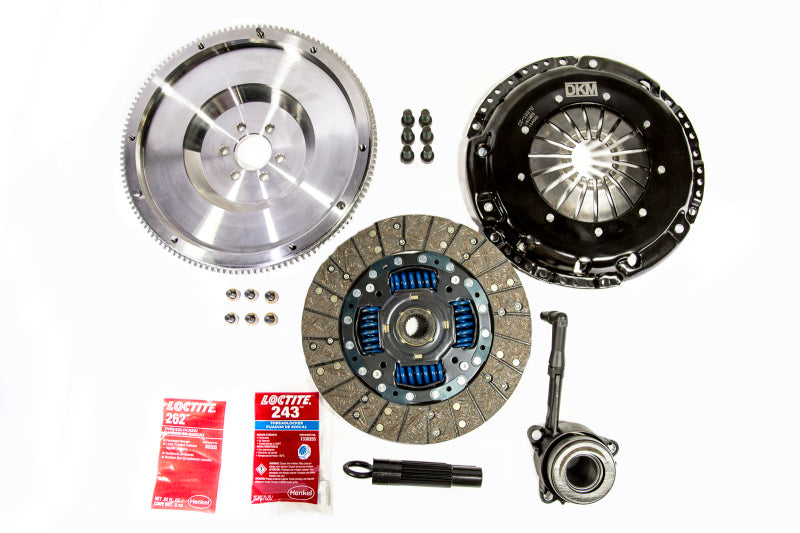 DKM Clutch MB-004-040 - VW GLI 1.8T 6-Spd Sprung Organic MB Clutch Kit w/Steel Flywheel