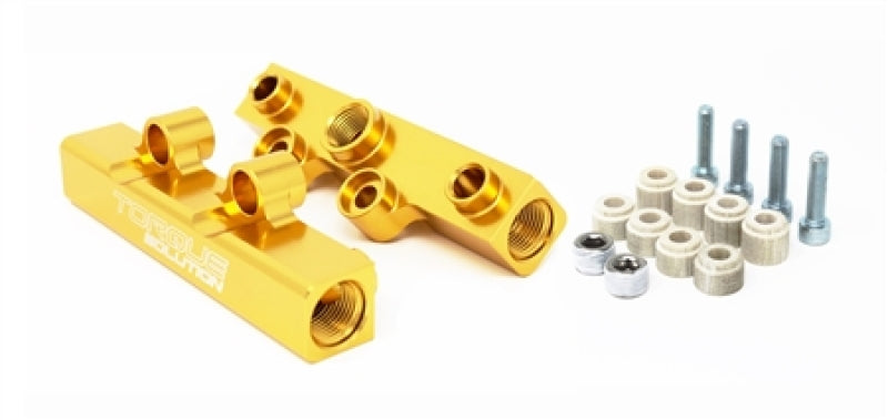 Torque Solution TS-SU-400G.2 - Top Feed Fuel Rails: 02-14 Subaru WRX / 07-18 STI Gold