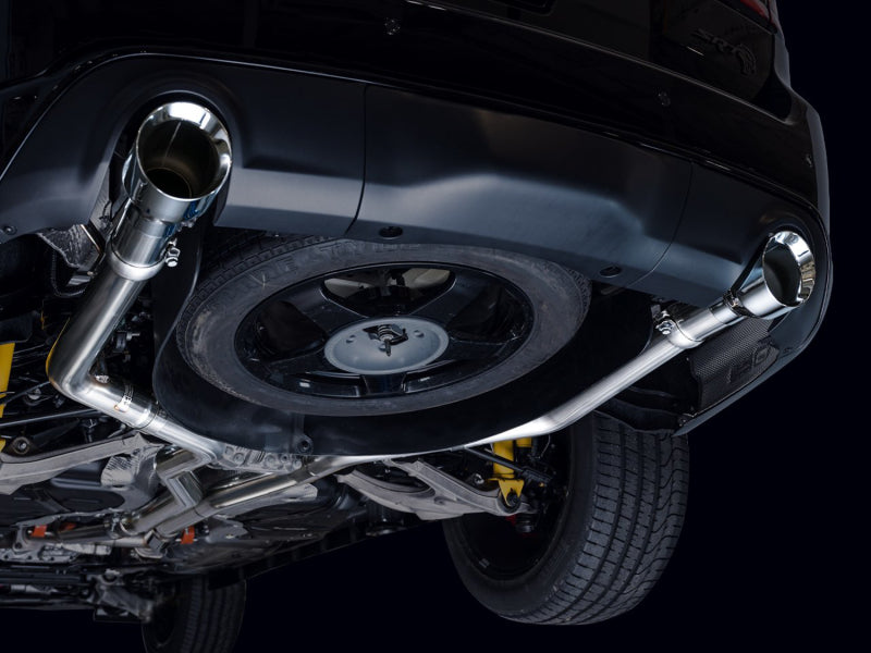 AWE Tuning 3020-32952 FITS 18-23 Dodge Durango SRT & Hellcat Track Edition Exhaust - Chrome Silver Tips