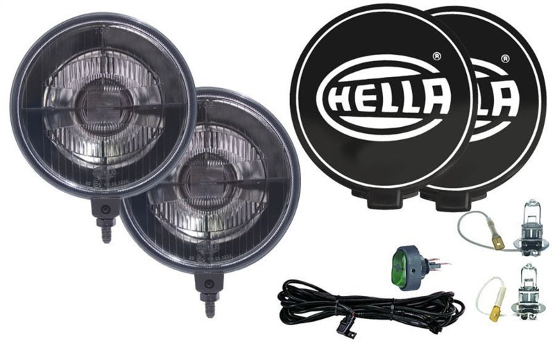 Hella 5750991 FITS 500 Series 12V Black Magic Halogen Driving Lamp Kit