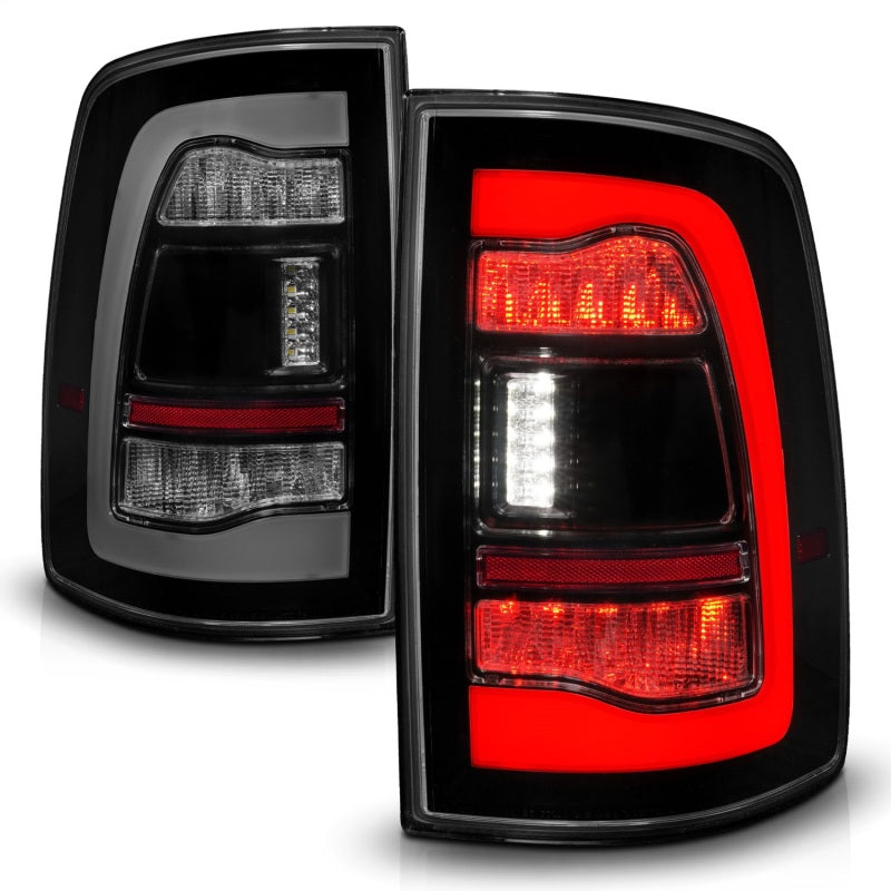 ANZO 311470 FITS 09-18 Dodge Ram 1500 Sequential LED Taillights Smoke Black