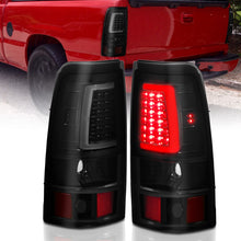 Load image into Gallery viewer, ANZO 311331 -  FITS: 1999-2002 Chevy Silverado 1500 LED Taillights Plank Style Black w/Smoke Lens