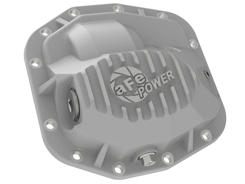 aFe Street Series Front Differential Cover Raw 2018+ Jeep Wrangler (JL) V6 3.6L (Dana M186)