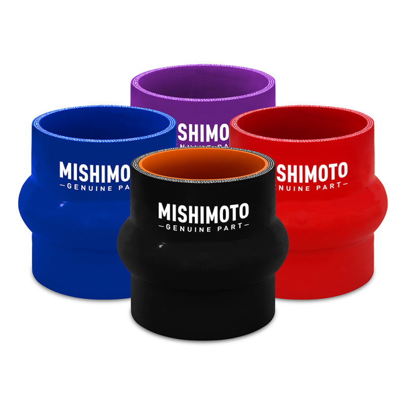 Mishimoto MMCP-2.5HPBK FITS 2.5in Black Hump Hose Coupler