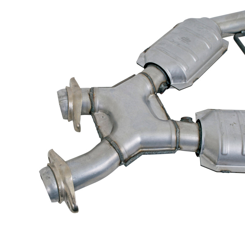 BBK 1666 FITS 96-98 Mustang 4.6 GT High Flow X Pipe With Catalytic Converters2-1/2