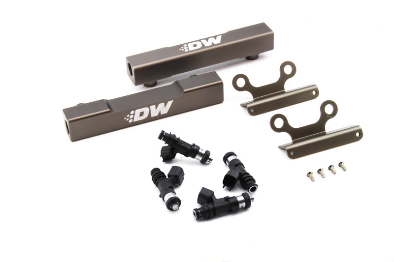 DeatschWerks 6-102-1000 - 02+ Subaru WRX / 07+ STI/LGT Top Feed Fuel Rail Upgrade Kit w/ 1000cc Injectors