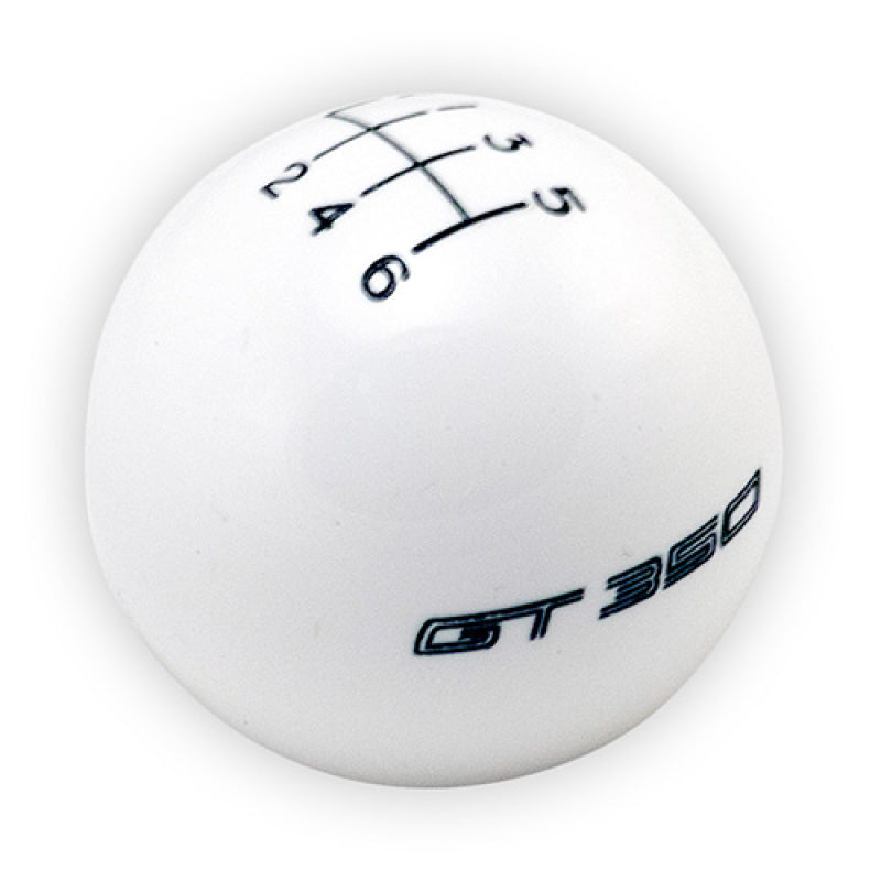 Ford Racing M-7213-M8SW - Ford Performance GT350 Shift Knob 6-Speed White