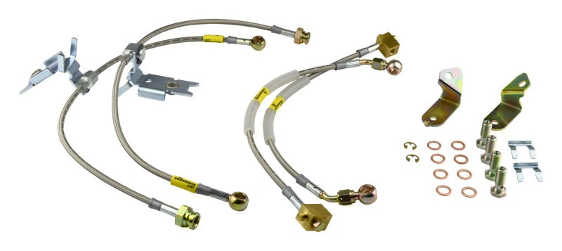 Goodridge 12411 - 08-11 Dodge Challenger / 06-11 Charger / 06-08 Magnum SRT8 Brake Lines