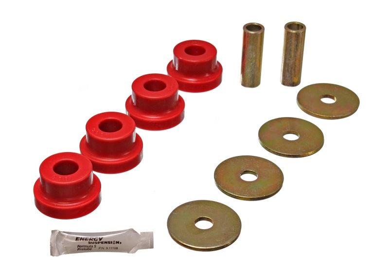 Energy Suspension 7.1102R - 70-78 Nissan 240Z/260Z/280Z Red Differential Carrier (Mustache Bar) Bushings