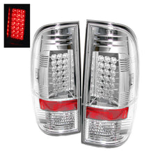 Load image into Gallery viewer, SPYDER 5003904 - Spyder Ford Super Duty 08-15 LED Tail Lights Chrome ALT-YD-FS07-LED-C