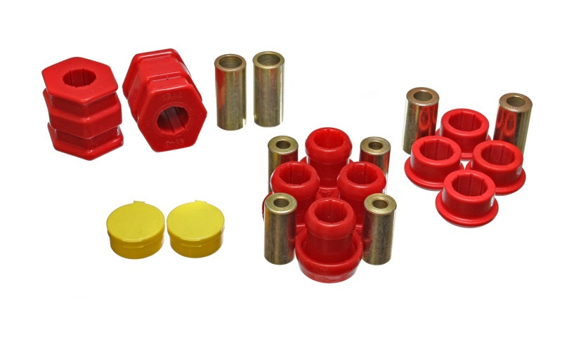 Energy Suspension 16.3115R - 99-00 Honda Civic Si Red Front Control Arm Bushing Set