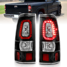 Load image into Gallery viewer, ANZO 311324 FITS 1999-2002 Chevy Silverado 1500 LED Taillights Plank Style Black w/Clear Lens