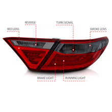 Load image into Gallery viewer, ANZO 321336 -  FITS: 2015-2016 Toyota Camry LED Taillights Smoke