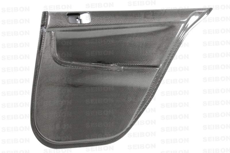 Seibon DP0809MITEVOX-R FITS 08-12 Mitsubishi Evo Carbon Fiber Rear Door Panels