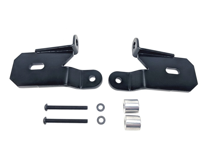 KC HiLiTES 7318 FITS 18-19 Jeep Wrangler JL A-Pillar Light Mount Bracket Set (Pair)Black