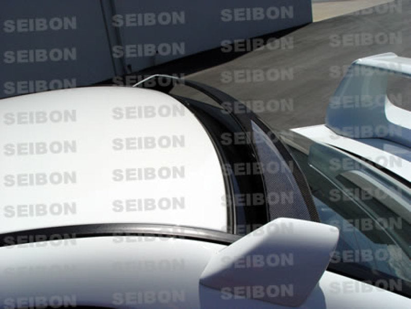 Seibon RRS0607SBIMP FITS 06-07 Subaru WRX/STi Carbon Fiber Rear Roof Spoiler