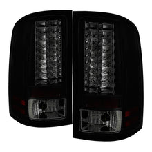 Load image into Gallery viewer, SPYDER 5078186 - Spyder GMC Sierra 07-13 (Not 3500 Dually 4 Rear Wheels)LED Tail Lights Blk Smke ALT-YD-GS07-LED-BSM