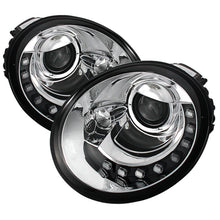Load image into Gallery viewer, SPYDER 5080554 - Spyder Volkswagen Beetle 1998-2005 Projector Headlights DRL Chrome PRO-YD-VB98-DRL-C
