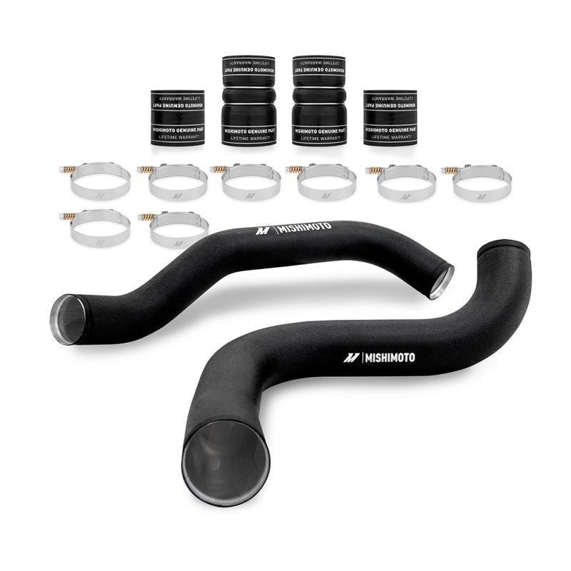 Mishimoto MMICP-F2D-99KWBK FITS MMICP-F2D-99KWBK FITS 99-03 Ford 7.3L Powerstroke PSD Intercooler Pipe/Boot KitWrinkle Black
