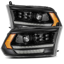 Load image into Gallery viewer, AlphaRex 880520 - 09-18 Dodge Ram 2500HD LUXX LED Proj Headlights Plank Style Black w/Seq Signal/Smoked DRL