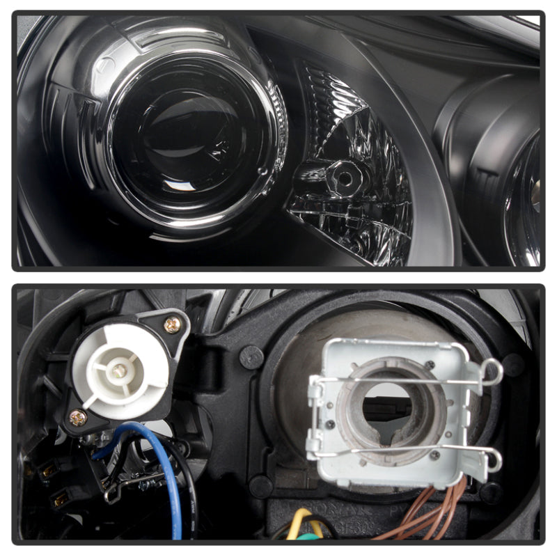 SPYDER 5080967 - Spyder Porsche Cayenne 03-06 Projector Xenon/HID Model- DRL LED Blk PRO-YD-PCAY03-HID-DRL-BK