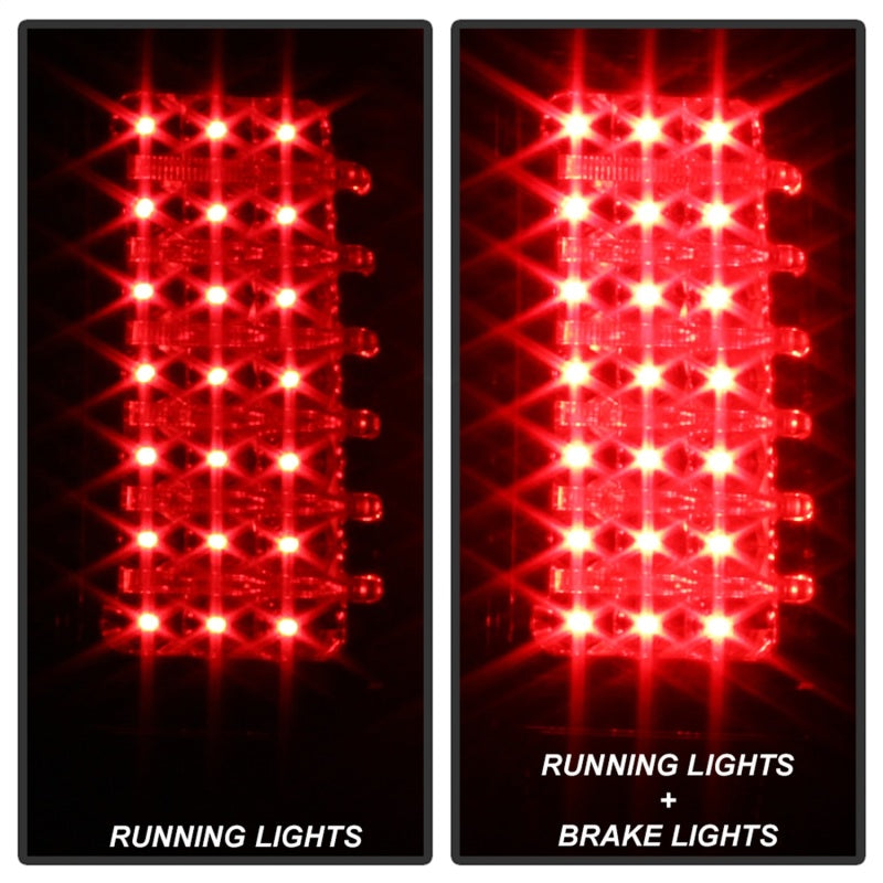 SPYDER 5013064 - Xtune Hummer H3 06-09 ( Non H3T ) LED Tail Lights Smoke ALT-ON-HH306-LED-SM