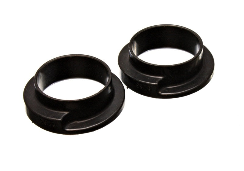 Energy Suspension 9.6115G - Universal 2-3/16in ID 3in OD 1in H Black Coil Spring Isolators (2 per set)