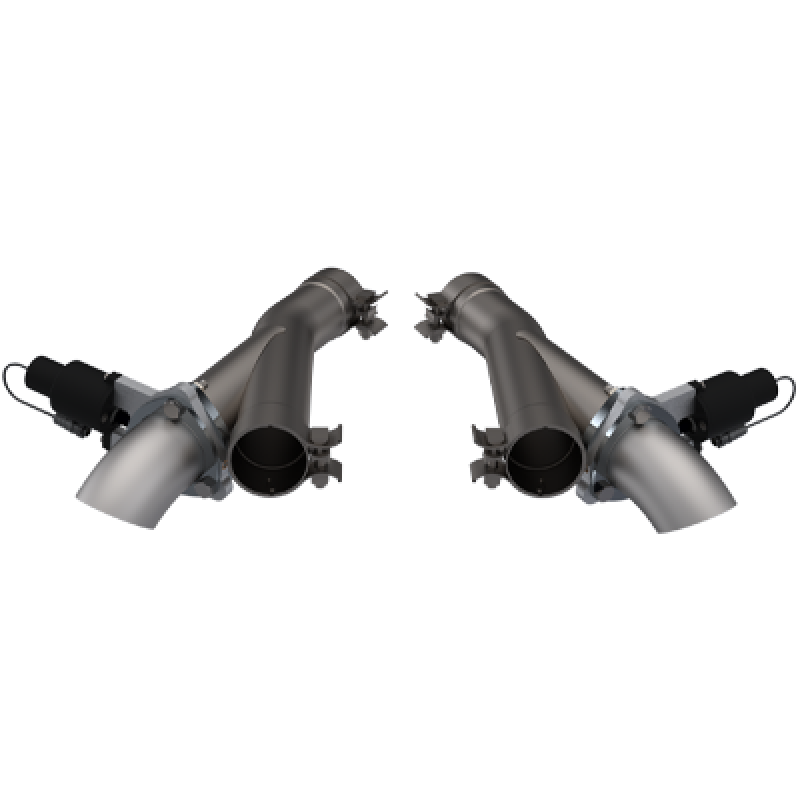 QTP 527112 - 2018+ Jeep Grand Cherokee Trackhawk 2.75in 304SS Aggressor Cutout Dual Mid Pipes