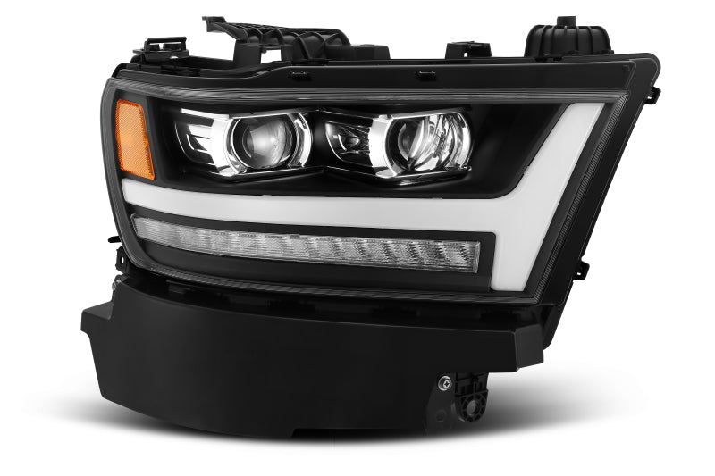 AlphaRex 880515 FITS 19-20 Ram 1500HD PRO-Series Proj Headlight Plnk Style Blk w/Activ Light/Seq Signal/Plnk DRL