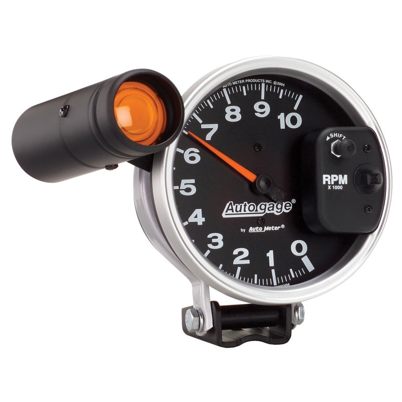 AutoMeter 233904 - Autometer 5 inch 10,000 RPM Monster Shift Lite Pedestal Tachometer