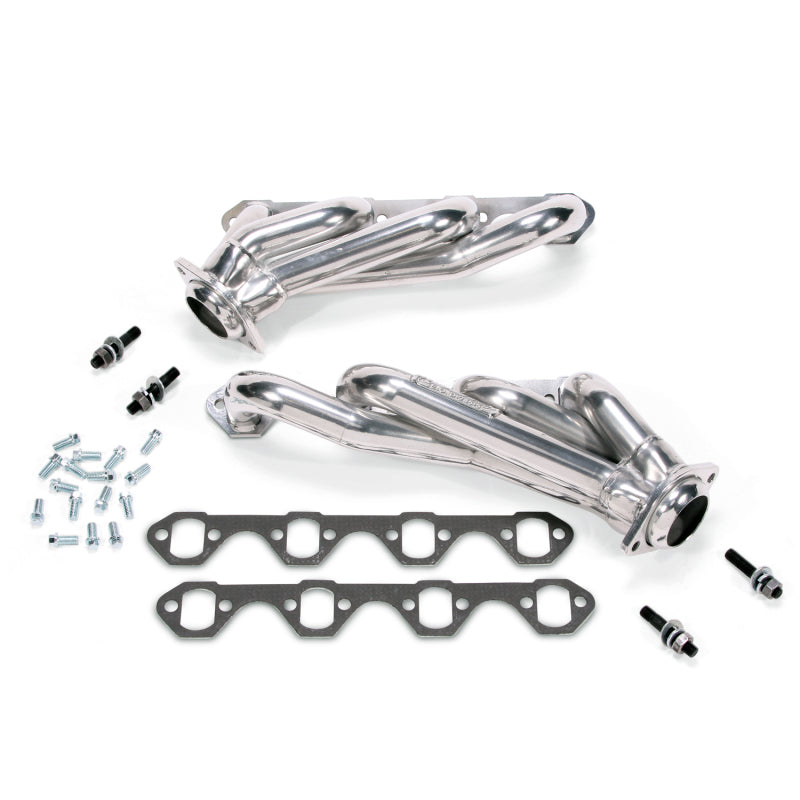 BBK 15150 FITS 79-93 Mustang 5.0 Shorty Unequal Length Exhaust Headers1-5/8 Silver Ceramic