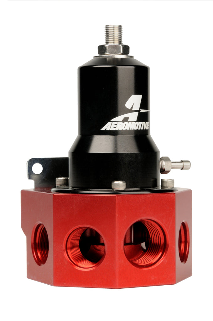 Aeromotive 13133 - Regulator30-120 PSI.500 Valve4x AN-08 and AN-10 inlets / AN-10 Bypass