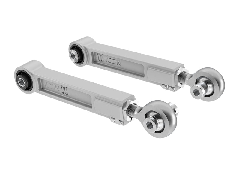 ICON 44100 - 2021+ Ford Bronco Billet Rear Upper Adjustable Link Kit