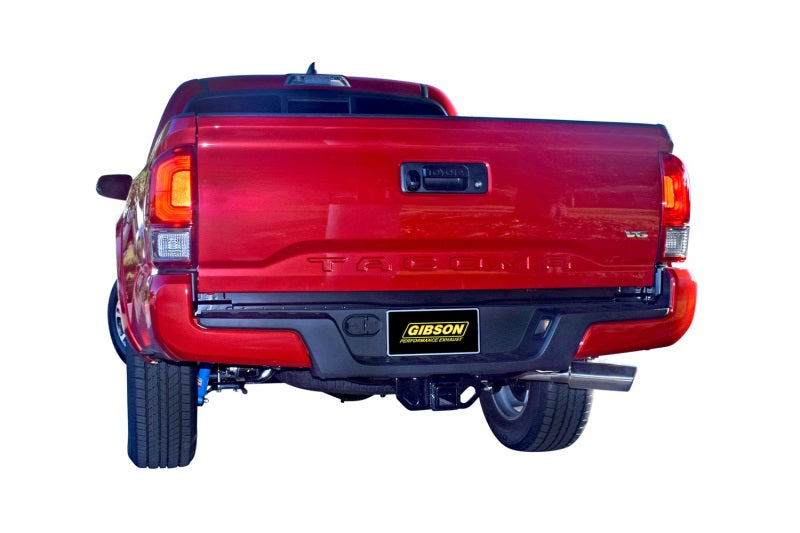 Gibson 16-19 Toyota Tacoma Limited 3.5L 2.5in Cat-Back Single Exhaust - Aluminized - free shipping - Fastmodz