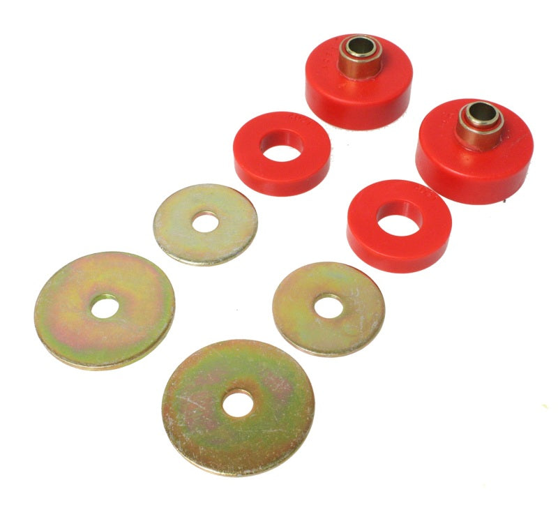 Energy Suspension 9.4101R - All Non-Spec Vehicle 2WD Red Universal Mounts/Isolator Kit