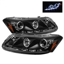Load image into Gallery viewer, SPYDER 5010667 - Spyder Honda Accord 08-12 4Dr Projector Headlights- LED Halo DRL Blk PRO-YD-HA08-4D-HL-BK