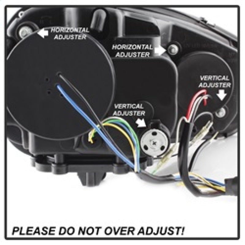 SPYDER 5017529 - Spyder Volkswagen GTI 06-09/Jetta 06-09 Xenon/HID Model OnlyDRL Black PRO-YD-VG06-HID-DRL-BK