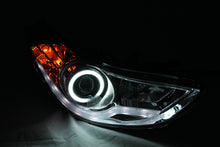 Load image into Gallery viewer, ANZO 121455 FITS 2011-2014 Hyundai Elantra Projector Headlights w/ Halo Chrome (CCFL)