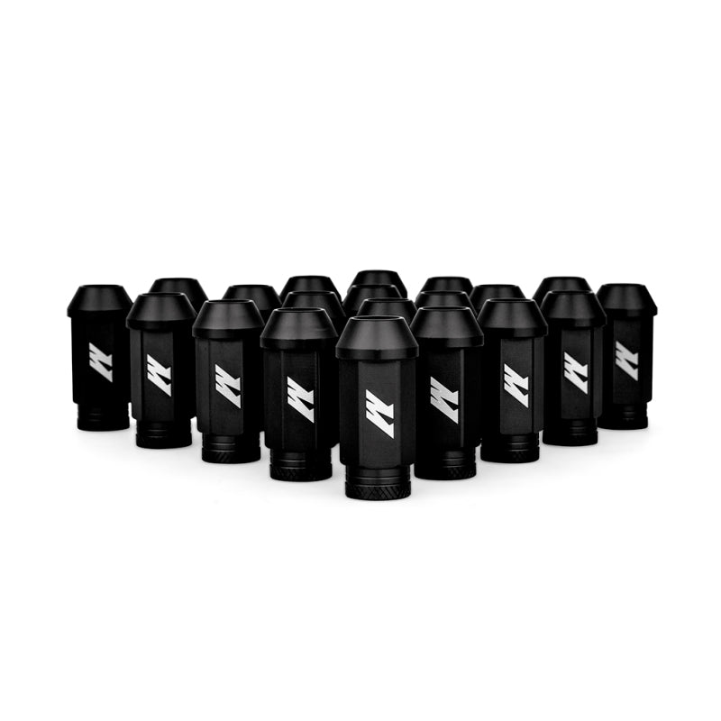 Mishimoto MMLG-15-20LBK - Aluminum Locking Lug Nuts M12x1.5 20pc Set Black