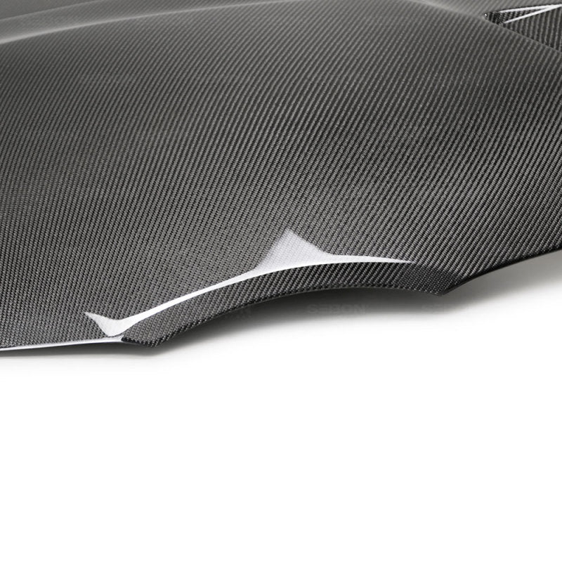 Seibon HD20TYSUP-TSII-DS FITS 2020 Toyota GR Supra TSII-Style Double-Sided Carbon Fiber Hood