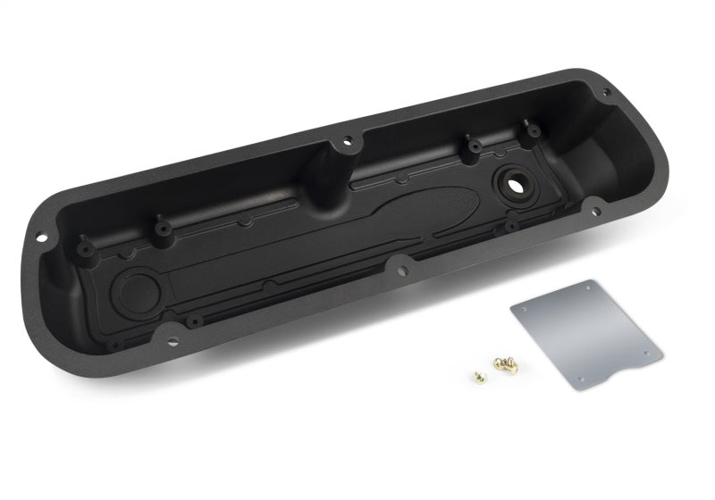 Ford Racing 302-003 FITS Logo Die-Cast Black Valve Covers