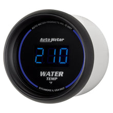 Load image into Gallery viewer, AutoMeter 6937 - Autometer Cobalt Digital 52.4mm Black 0-300 deg F Water Temperature Gauge