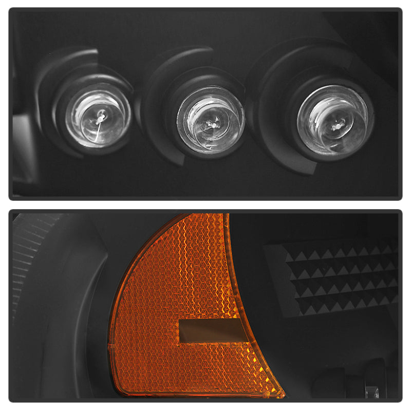 SPYDER 5009357 FITS 5009357 - Spyder GMC Sierra 1500/2500/3500 99-06 Projector Headlights LED Halo LED Black PRO-YD-CDE00-HL-BK