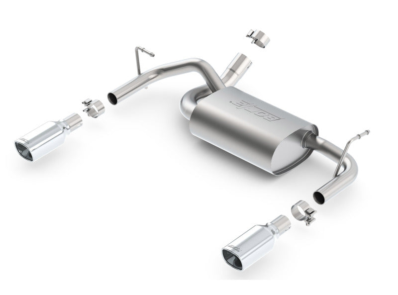 Borla 11834 - 12-16 Jeep Wrangler 3.6L AT/MT 4WD Single Split Rr Exit Touring Exhaust (rear section only)