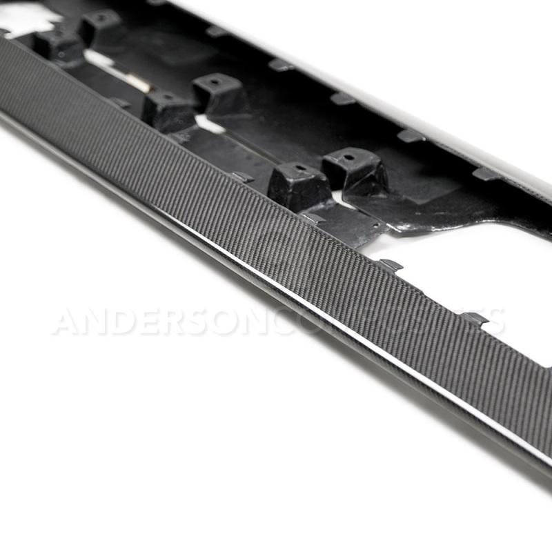 Anderson Composites AC-SS20FDMU500 FITS 2020 Ford Mustang Shelby GT500 Carbon Fiber Rocker Panel Splitters