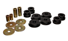 Load image into Gallery viewer, Energy Suspension 5.1108G FITS 03-05 Mitsubishi Lancer EVO 8 Black Rear Differential / Mustache Bar Bushing Set