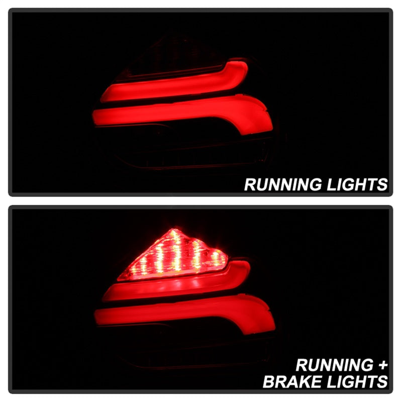 SPYDER 5085719 - Spyder 15-17 Ford Focus Hatchback LED Tail Lights w/Indicator/ReverseBlack (ALT-YD-FF155D-LED-BK)