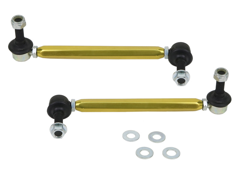 Whiteline KLC180-255 - Universal Sway Bar Link Assembly Heavy Duty Adjustable Steel Ball