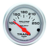 AutoMeter 4357 FITS 4357 - Autometer Ultra-Lite 52mm 100-250 Degree F Mechanical Transmission Temperature Gauge
