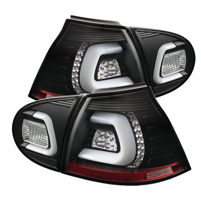 SPYDER 5073792 - Spyder Volkswagen Golf V 06-09 LED TURN SIGNAL LED Tail Lights Black ALT-YD-VG03-LED-BK